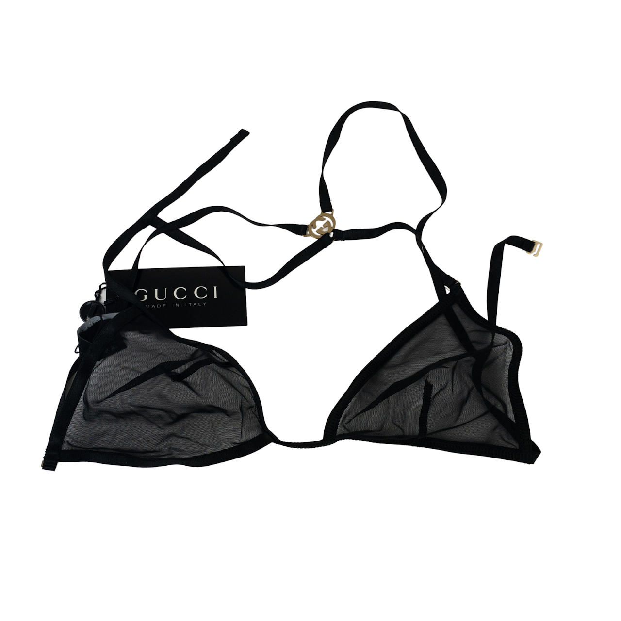 Bralette with logo Gucci - GenesinlifeShops Guadeloupe - Gucci 100