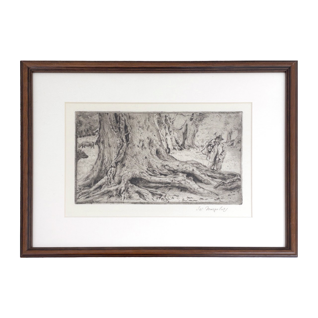 Joseph Margulies Signed Drypoint Etching