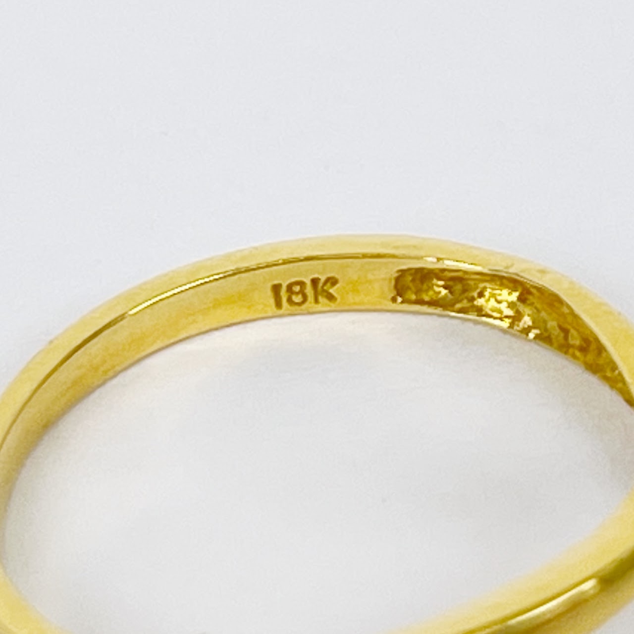 18K Gold & Diamond Damaged Ring