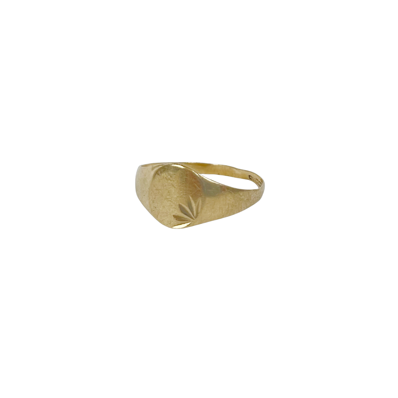 9K Gold Signet Ring