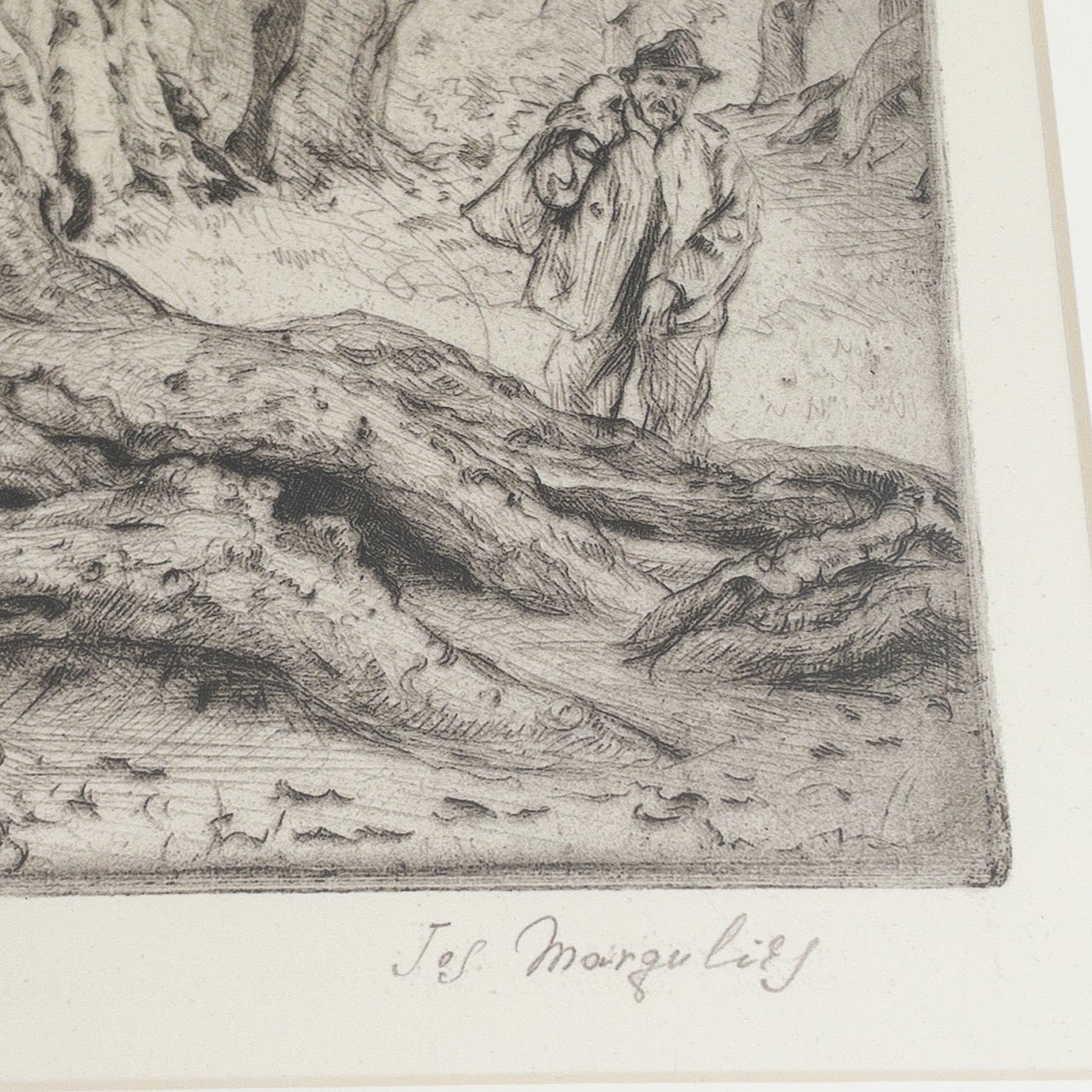 Joseph Margulies Signed Drypoint Etching