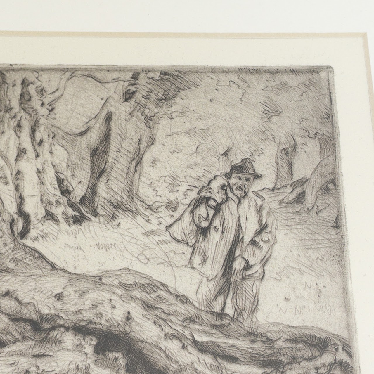 Joseph Margulies Signed Drypoint Etching