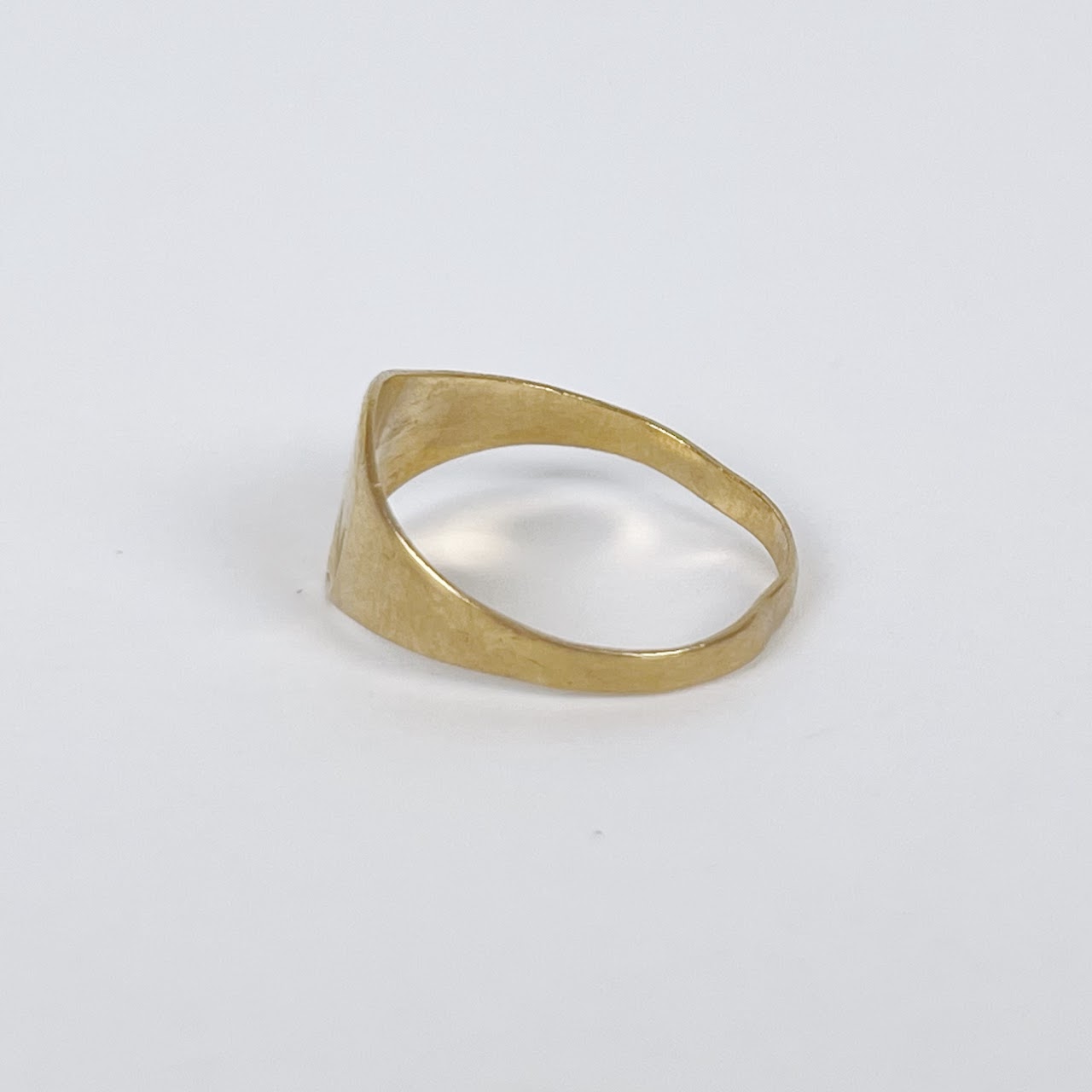 9K Gold Signet Ring