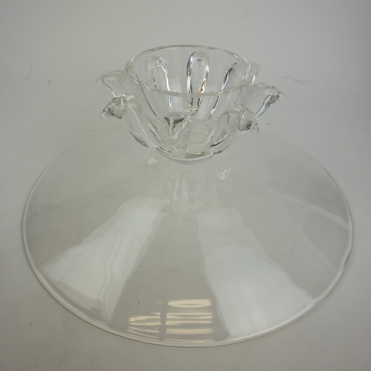 Steuben Large Pedestal Serving Bowl