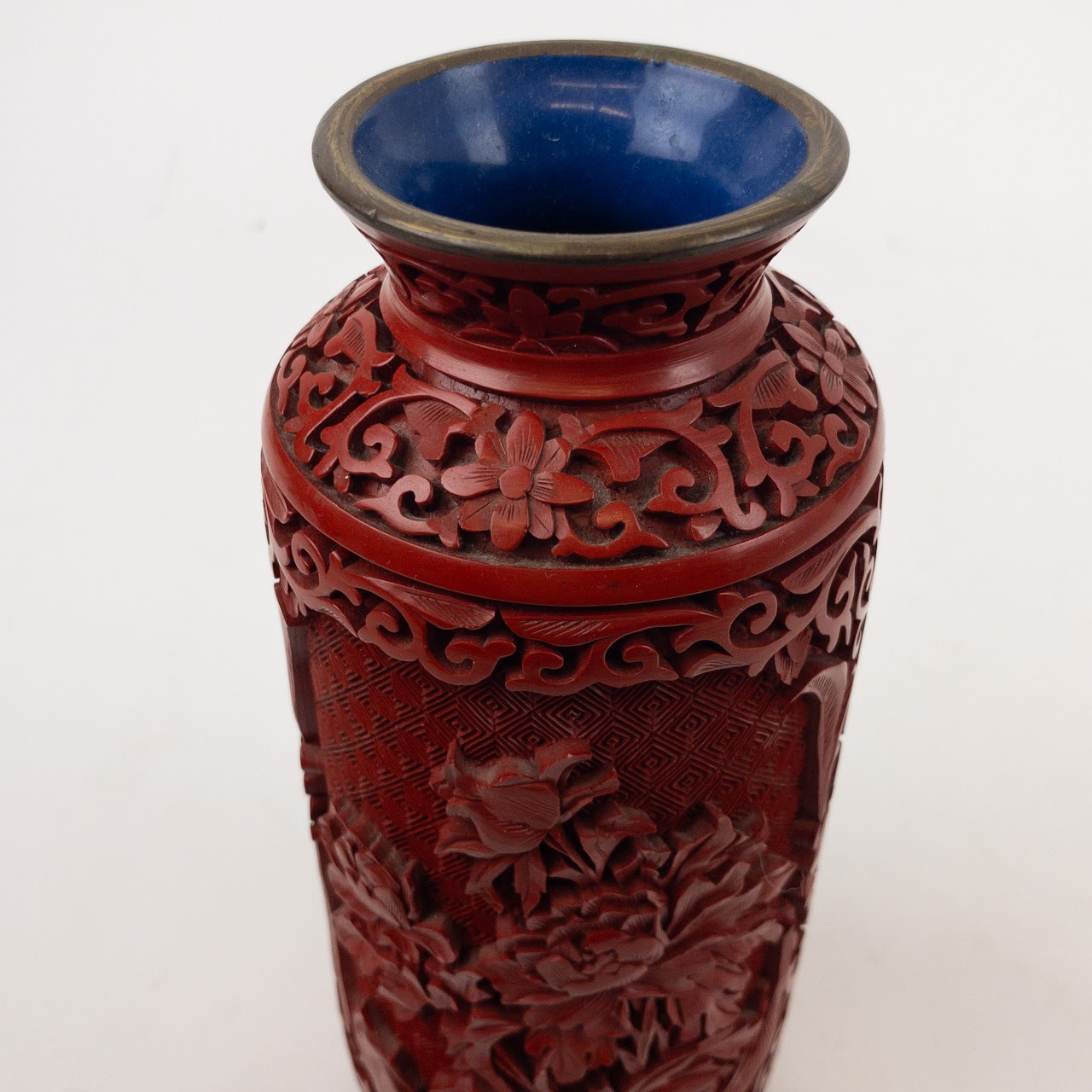 Cinnabar Tall Vase