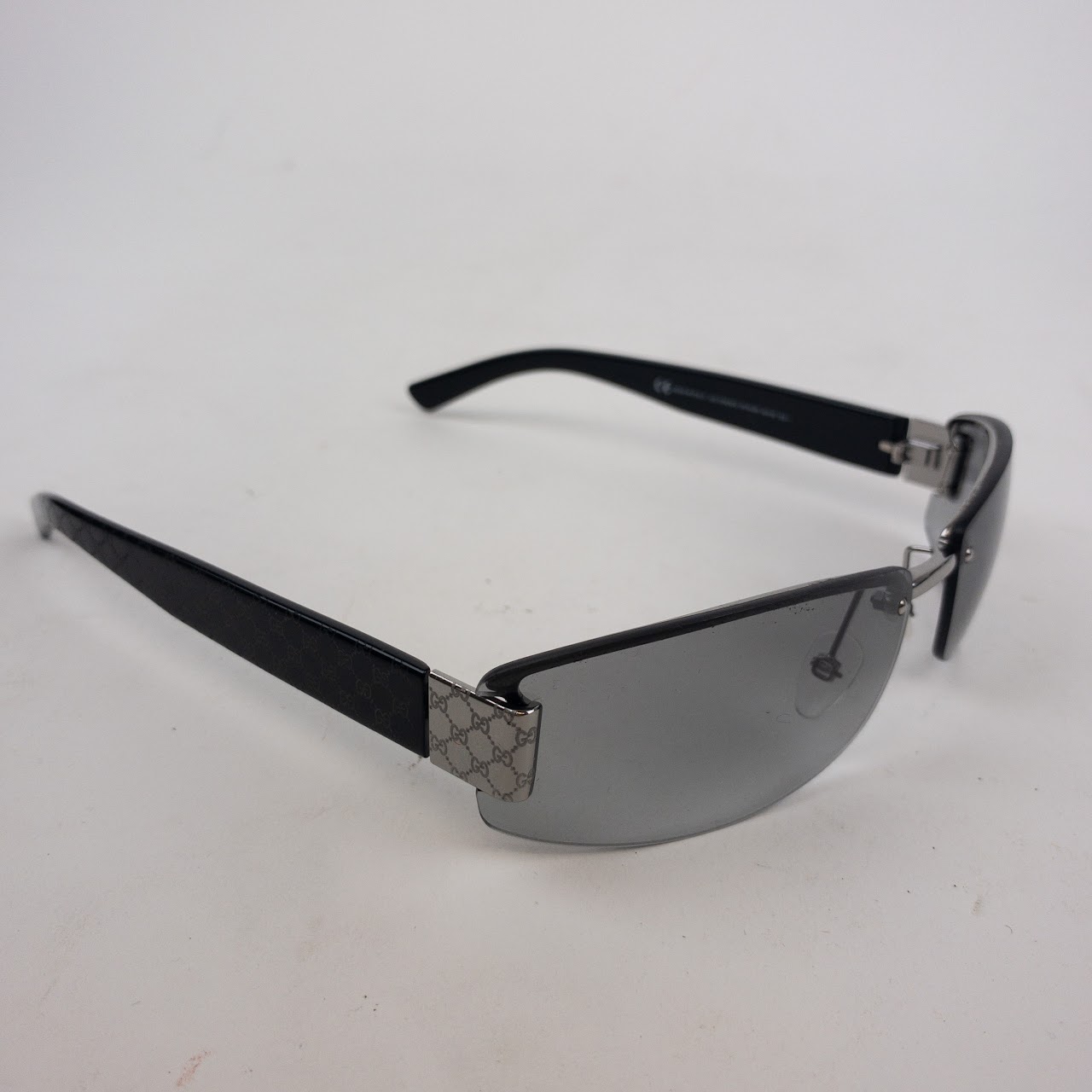 Gucci GG Monogram Rimless Sunglasses