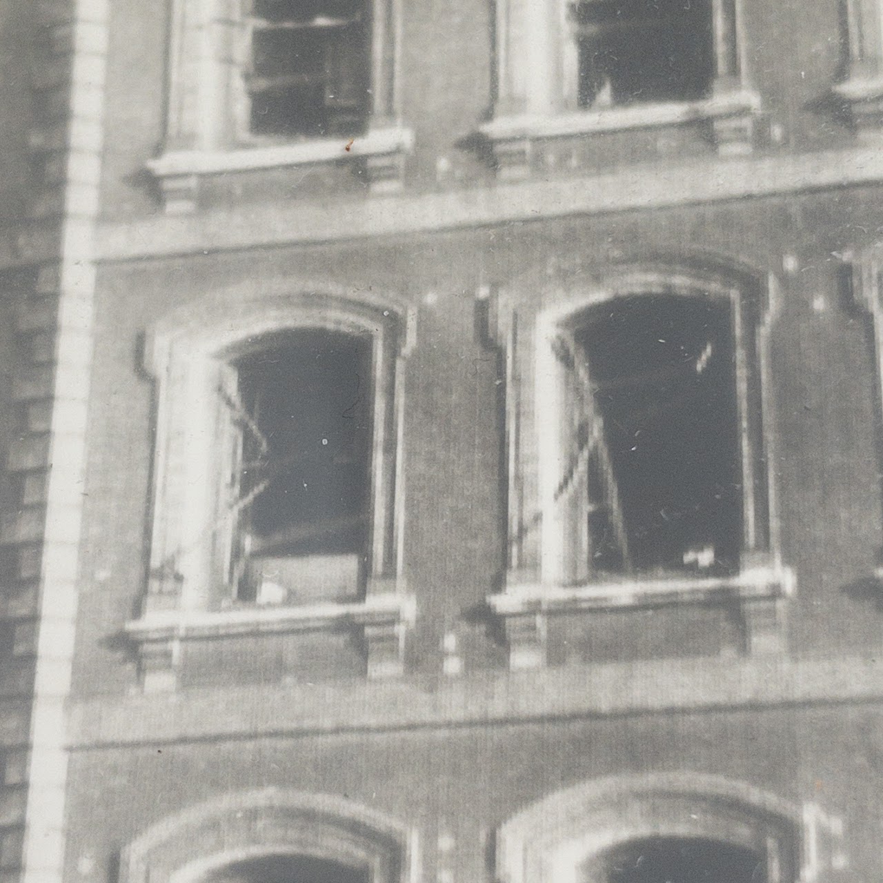 WWII The Blitz Bombing of the London Times Building Photograph, 1940