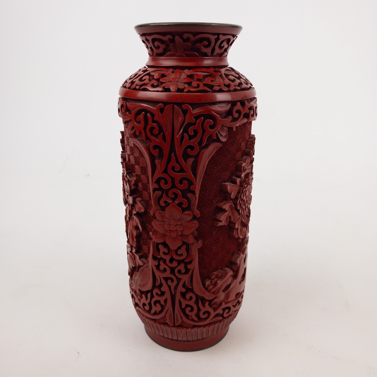 Cinnabar Tall Vase