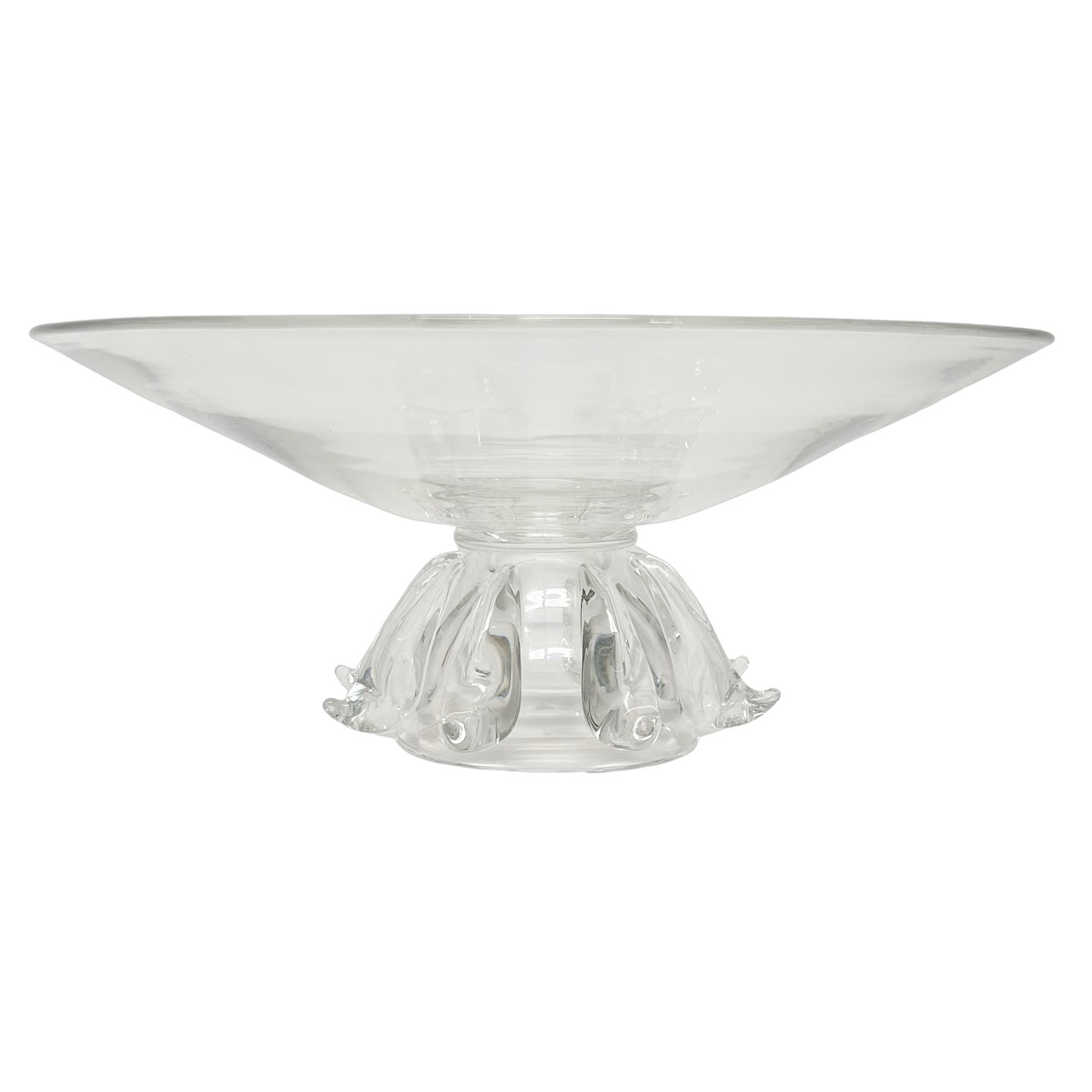 Steuben Large Pedestal Serving Bowl