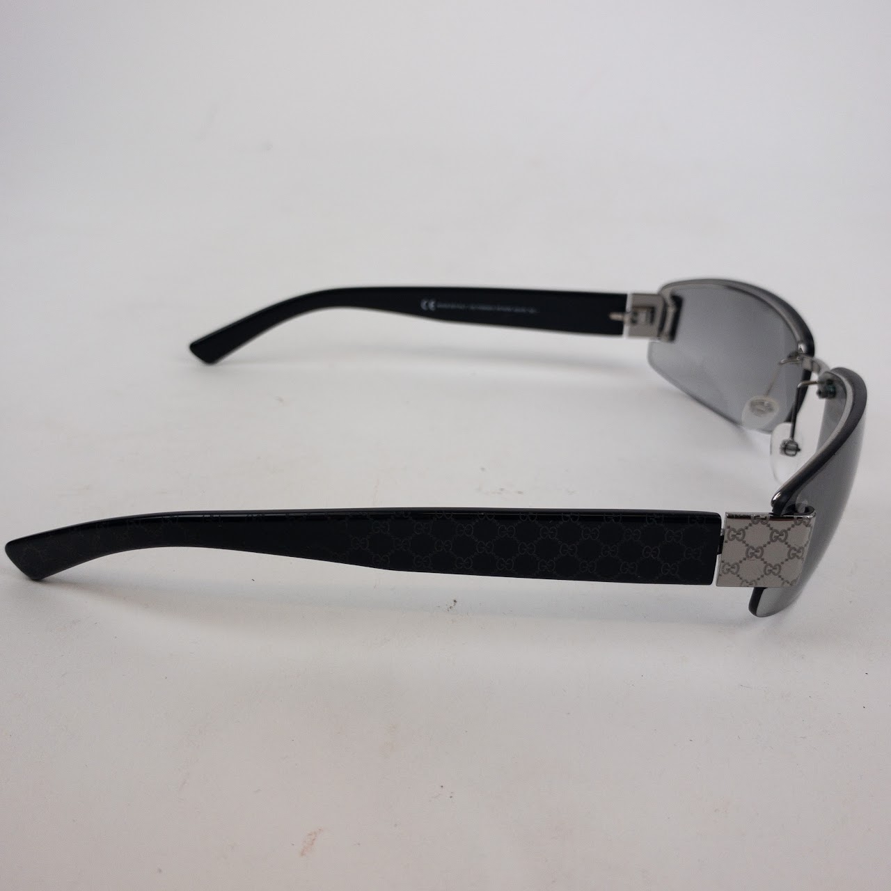 Gucci GG Monogram Rimless Sunglasses