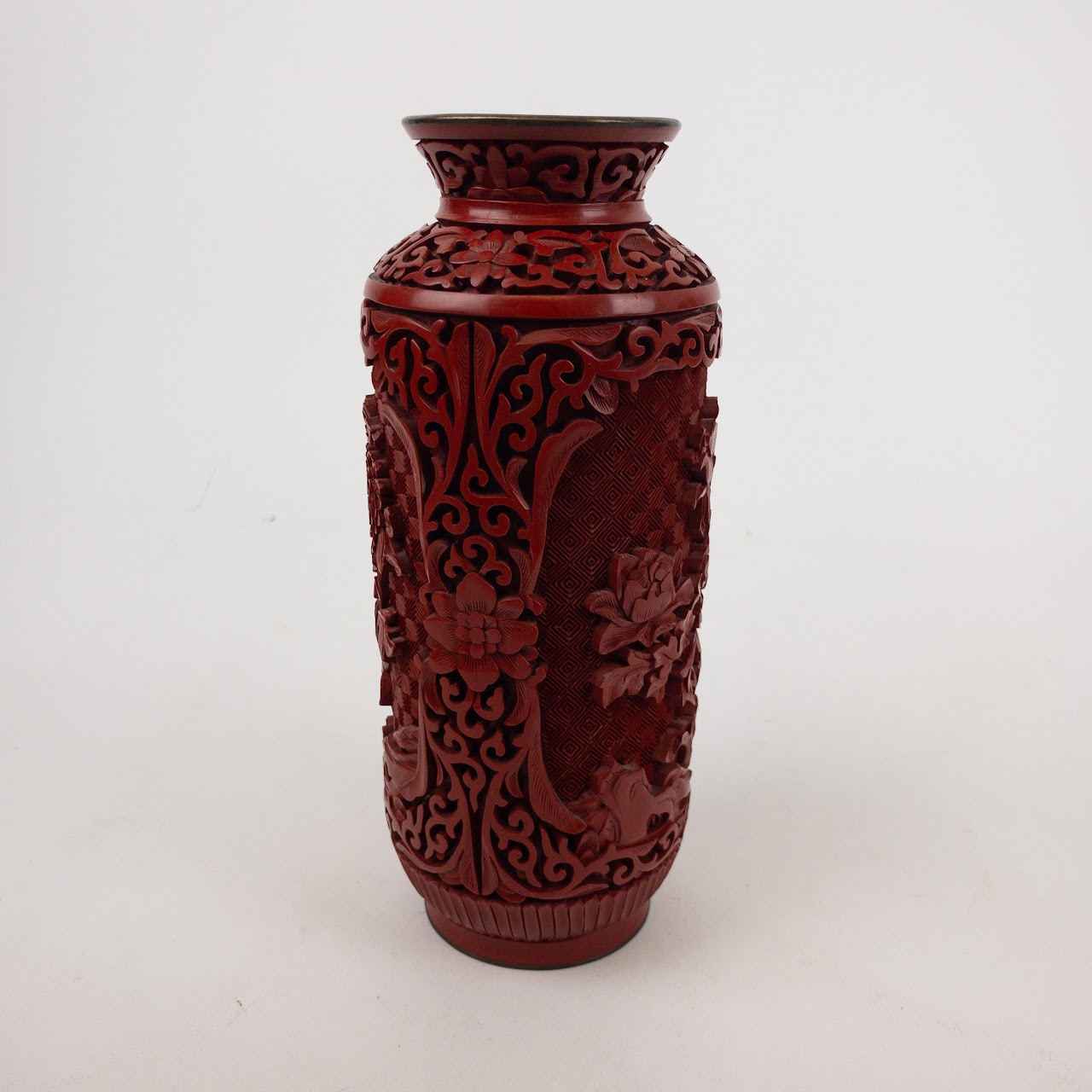 Cinnabar Tall Vase