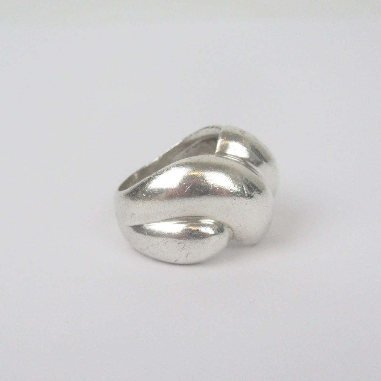 Sterling Silver Rope Knot Ring