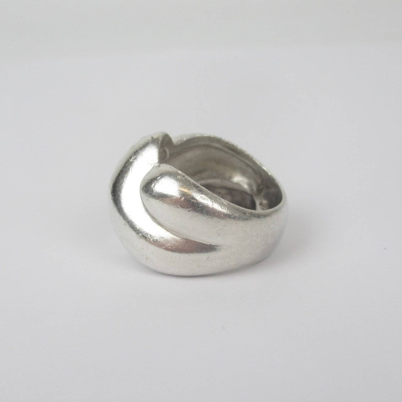 Sterling Silver Rope Knot Ring