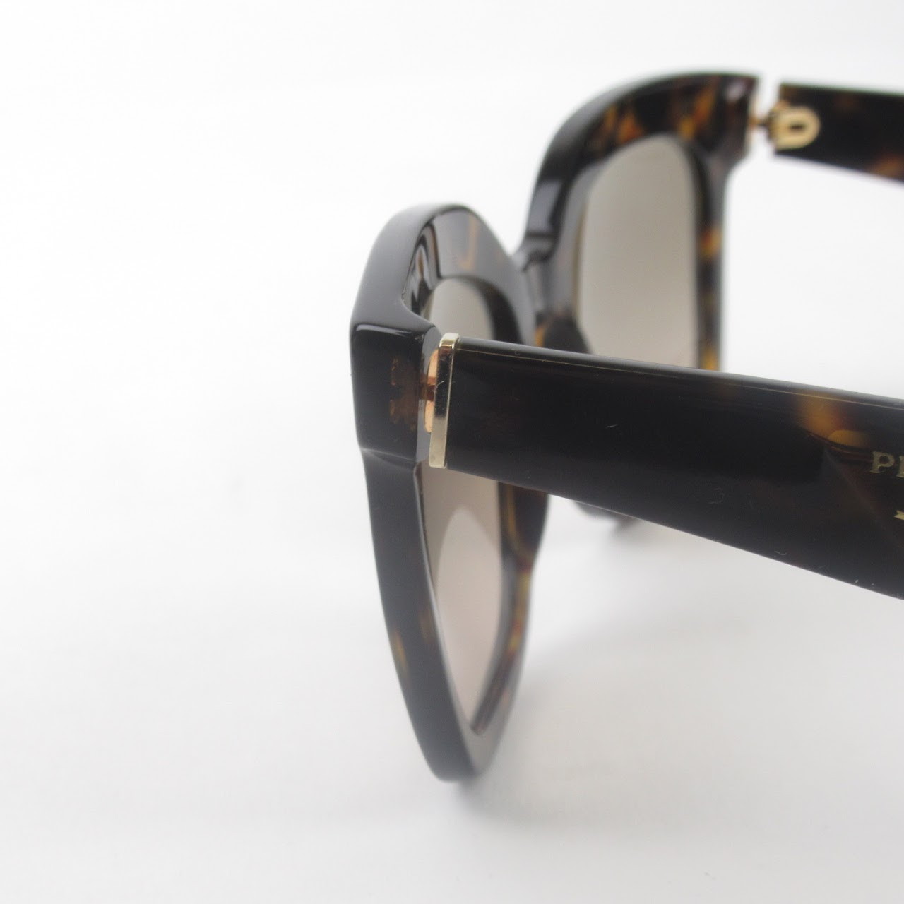 Prada Faux Tortoise Square Sunglasses