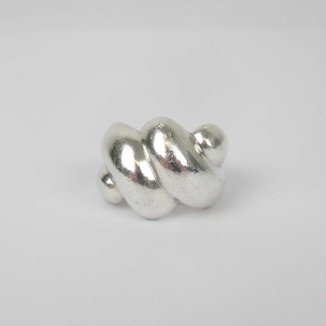 Sterling Silver Rope Knot Ring