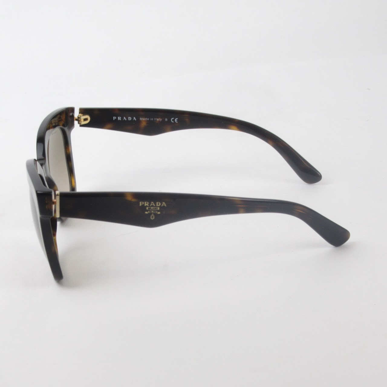 Prada Faux Tortoise Square Sunglasses