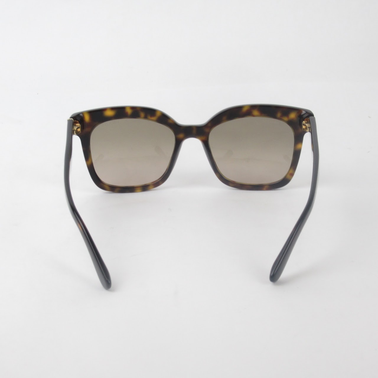 Prada Faux Tortoise Square Sunglasses