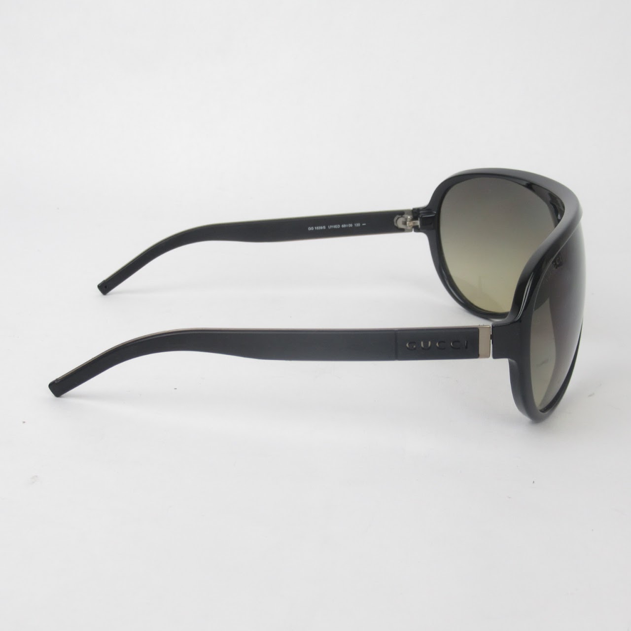 Gucci Black Aviator Sunglasses