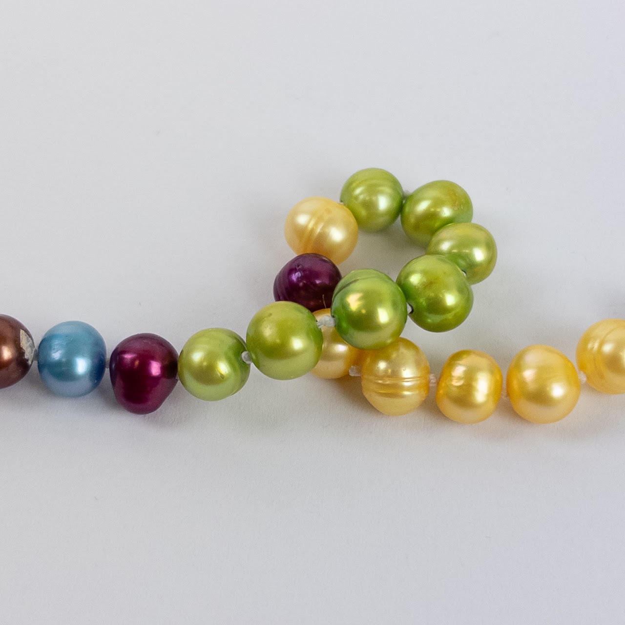 Multicolor Freshwater Pearl 80" Endless Strand Necklace