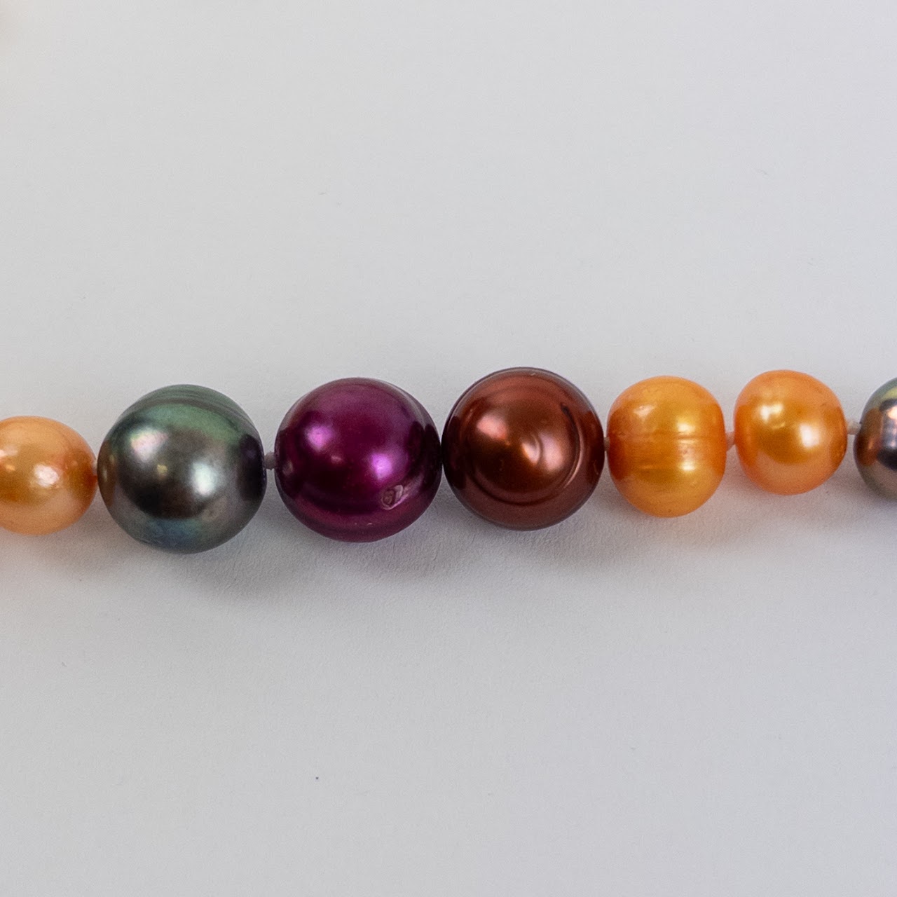 Multicolor Freshwater Pearl 80" Endless Strand Necklace