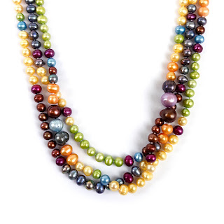 Multicolor Freshwater Pearl 80" Endless Strand Necklace