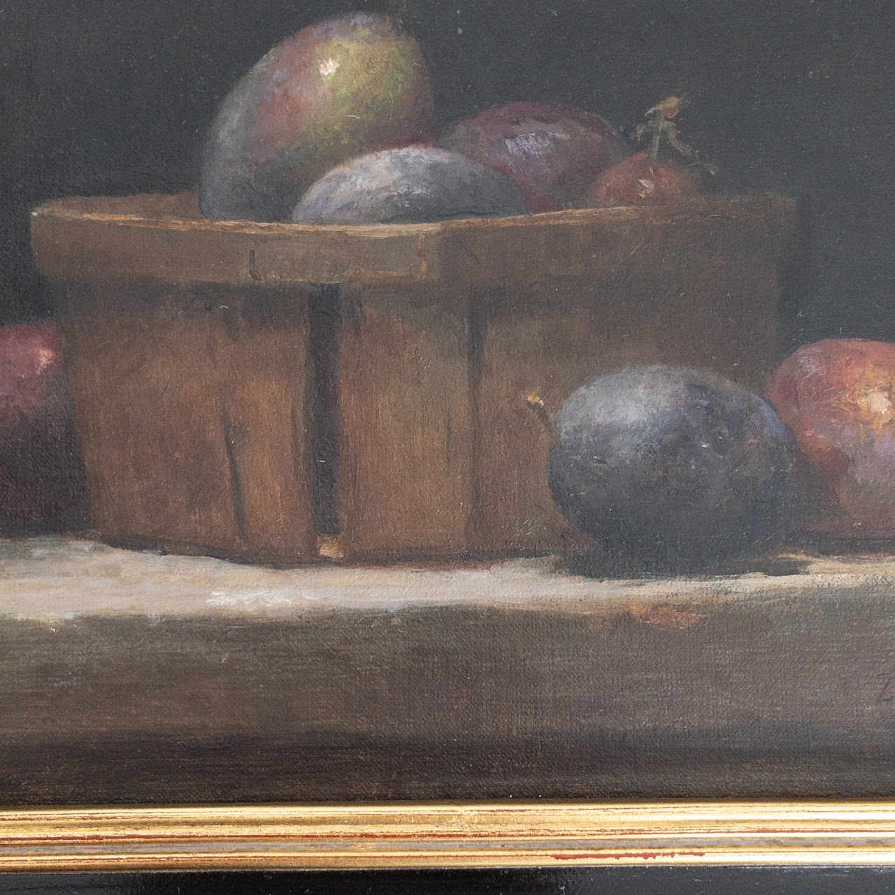 Dale Zinkowski 'Italian Plums' Classical Realist Style Oil Painting