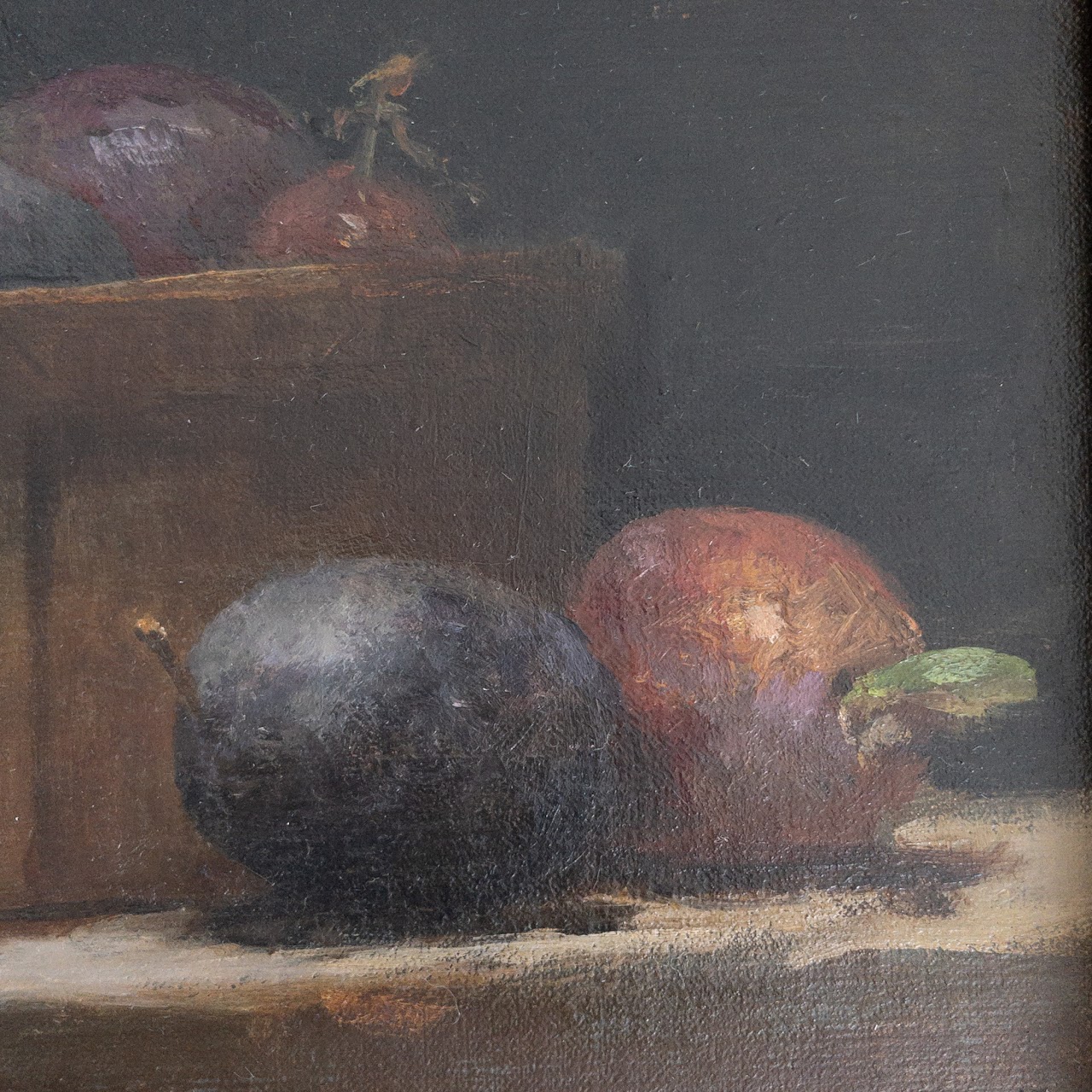 Dale Zinkowski 'Italian Plums' Classical Realist Style Oil Painting