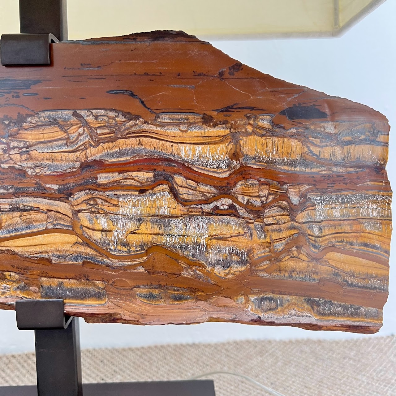 Jasper Slab Table Lamp