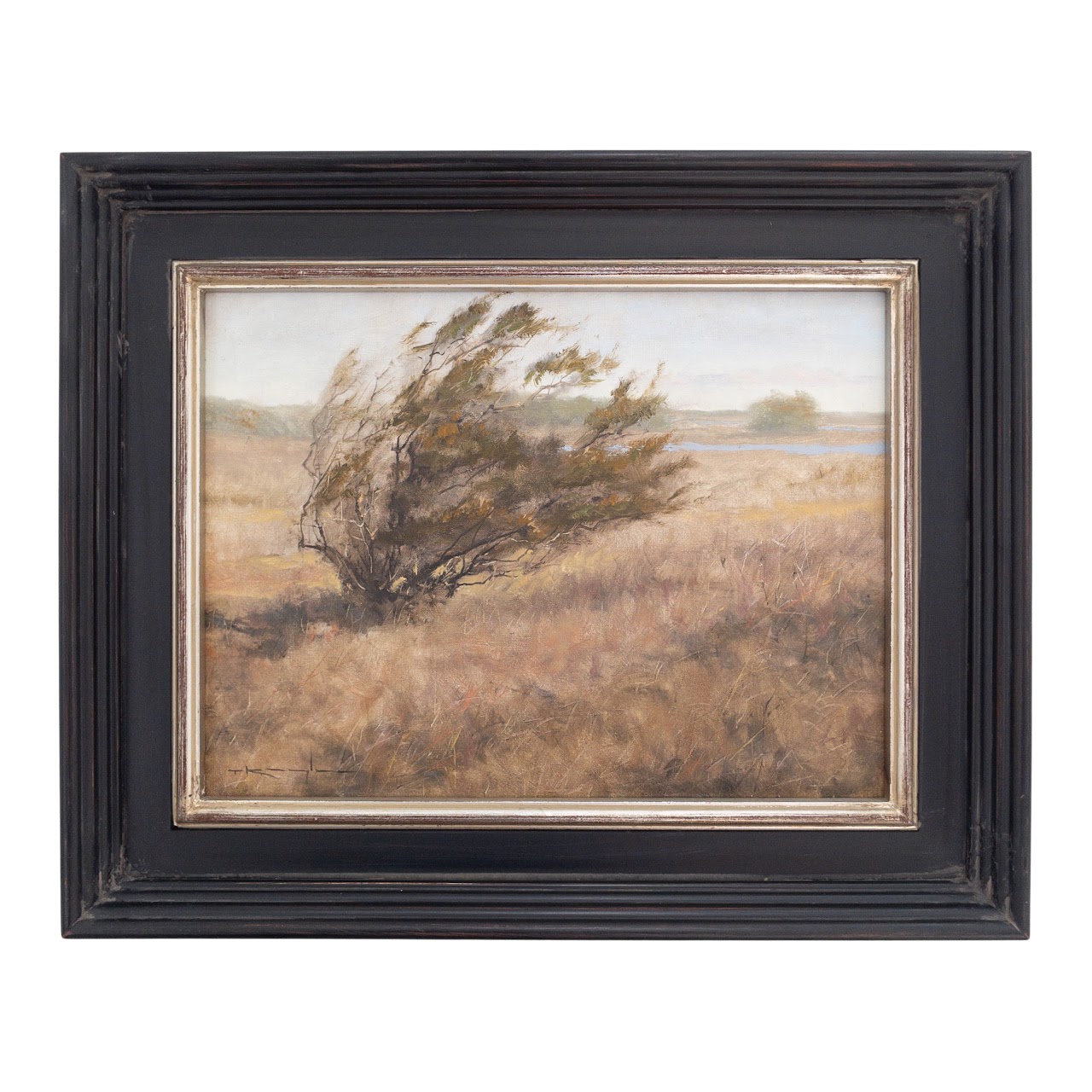 Thomas Kegler 'Windbent' Signed Oil Landscape Painting