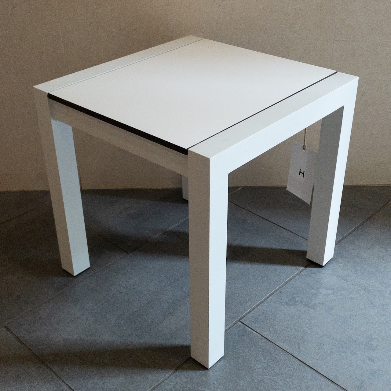 Harbour Outdoor Contemporary White Side Table