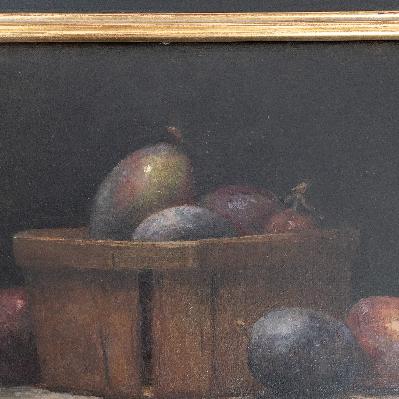 Dale Zinkowski 'Italian Plums' Classical Realist Style Oil Painting