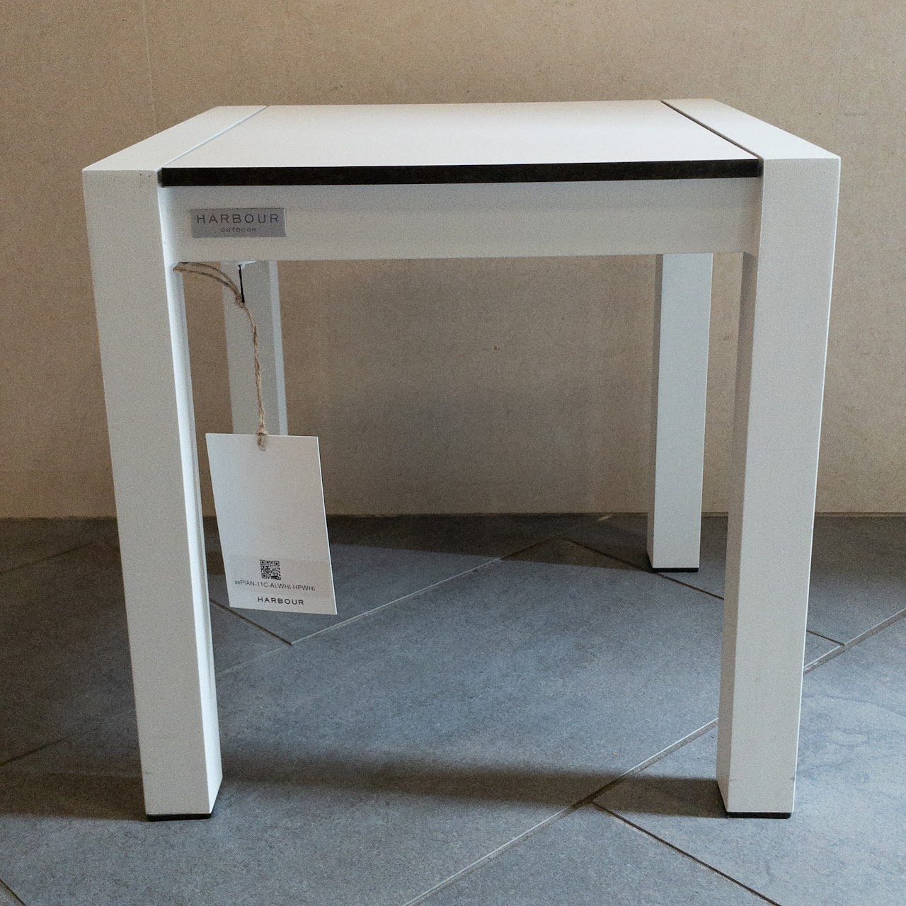 Harbour Outdoor Contemporary White Side Table