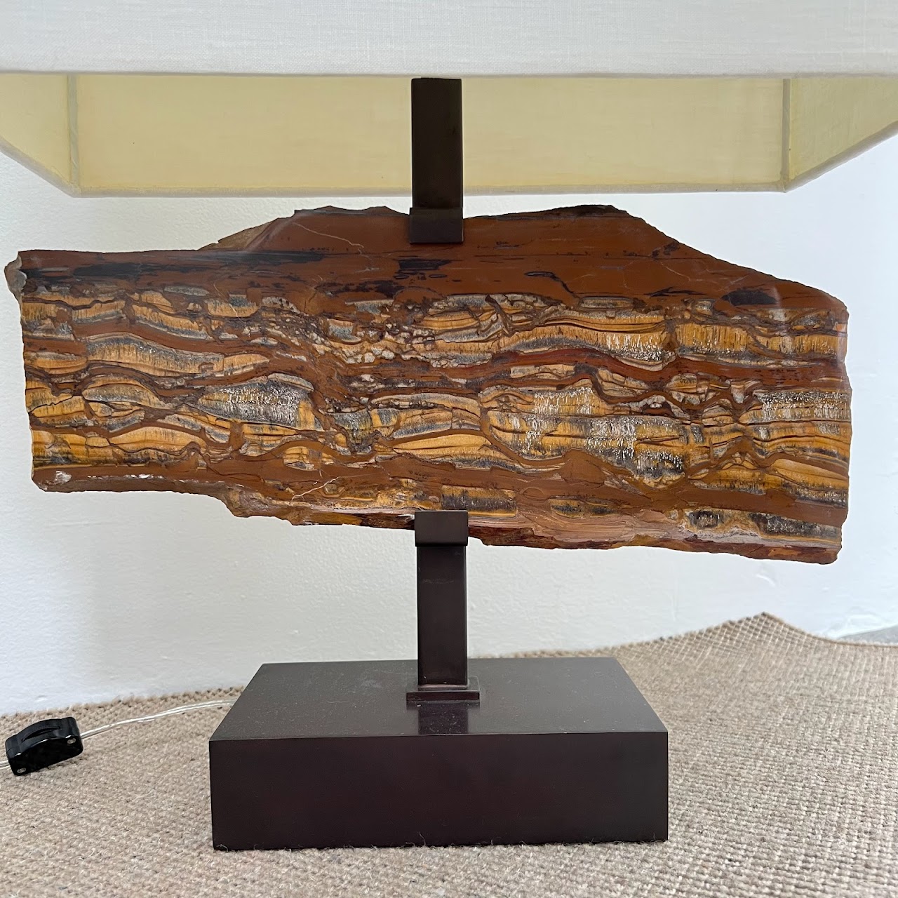 Jasper Slab Table Lamp