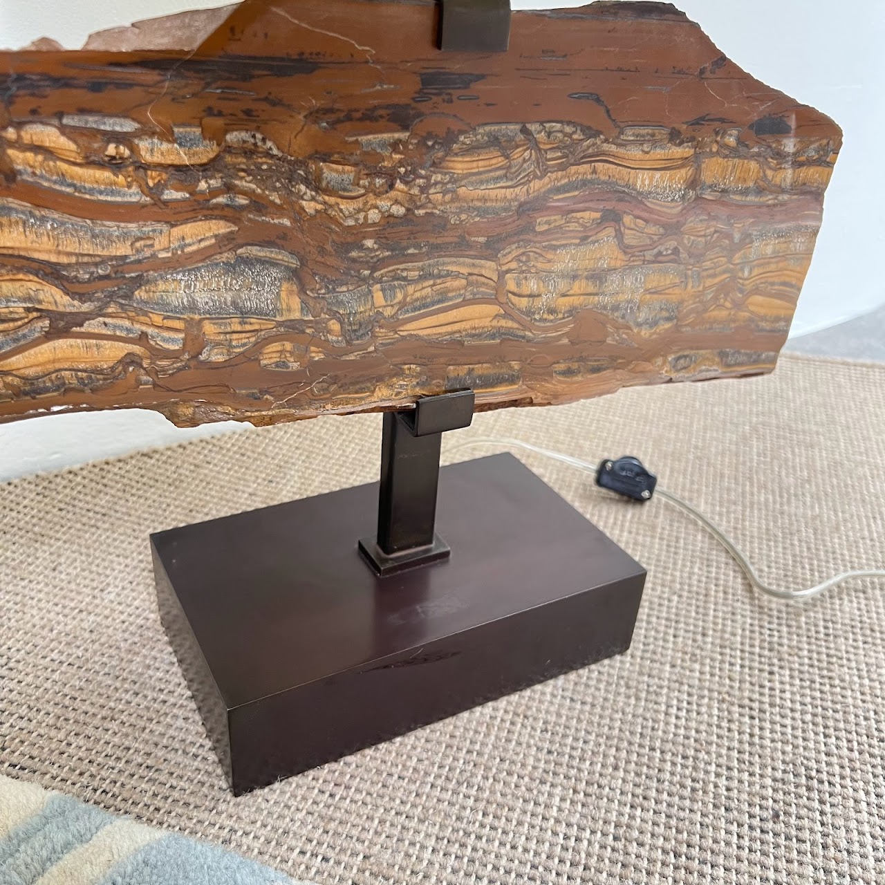 Jasper Slab Table Lamp