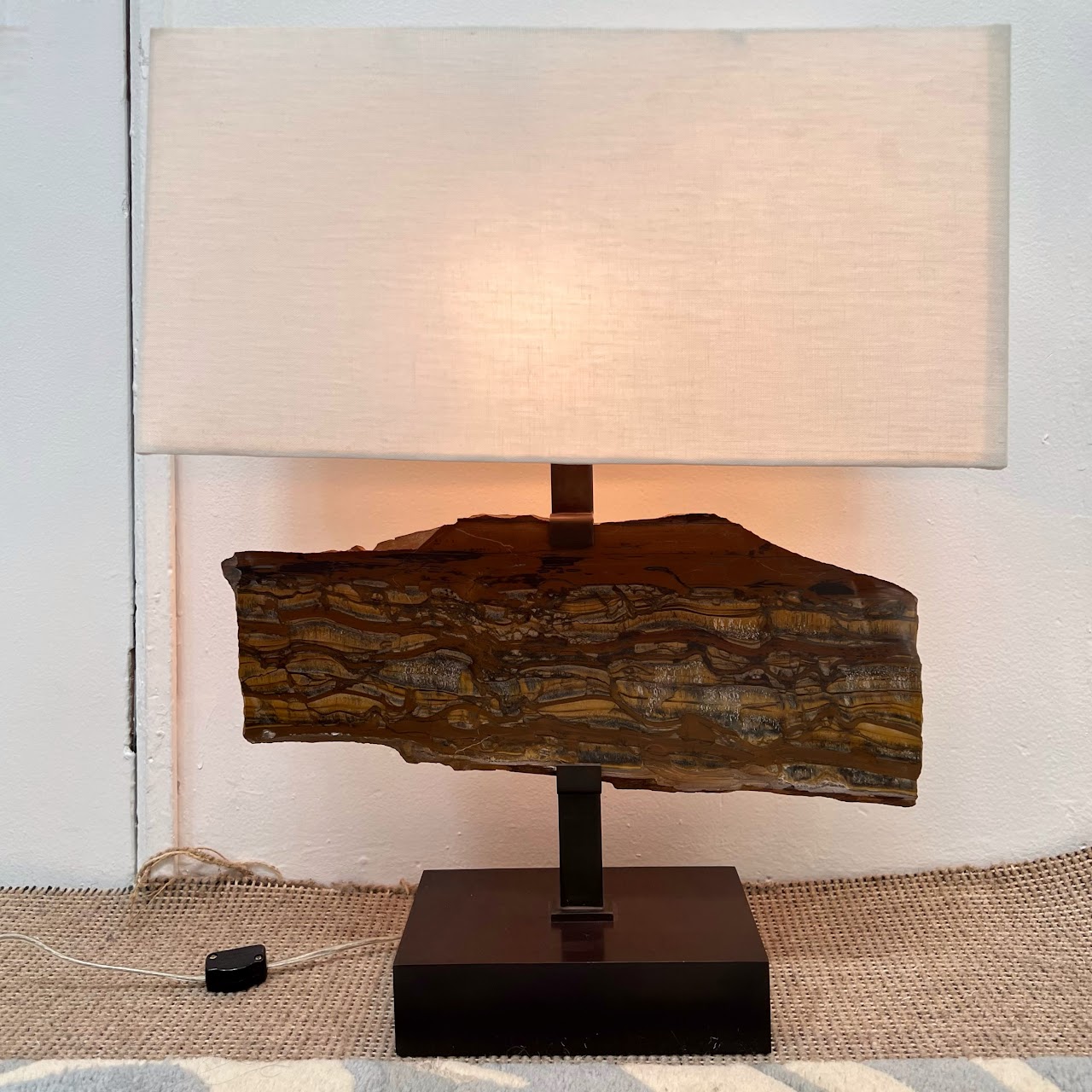 Jasper Slab Table Lamp