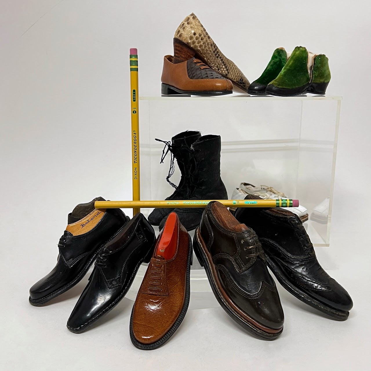 Miniature Shoe Vintage Salesman Sample Lot