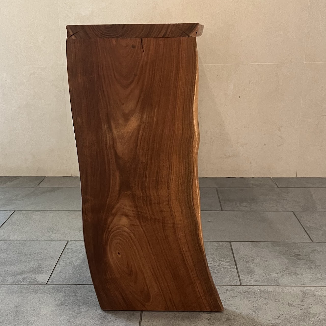 Live Edge Waterfall Console Table