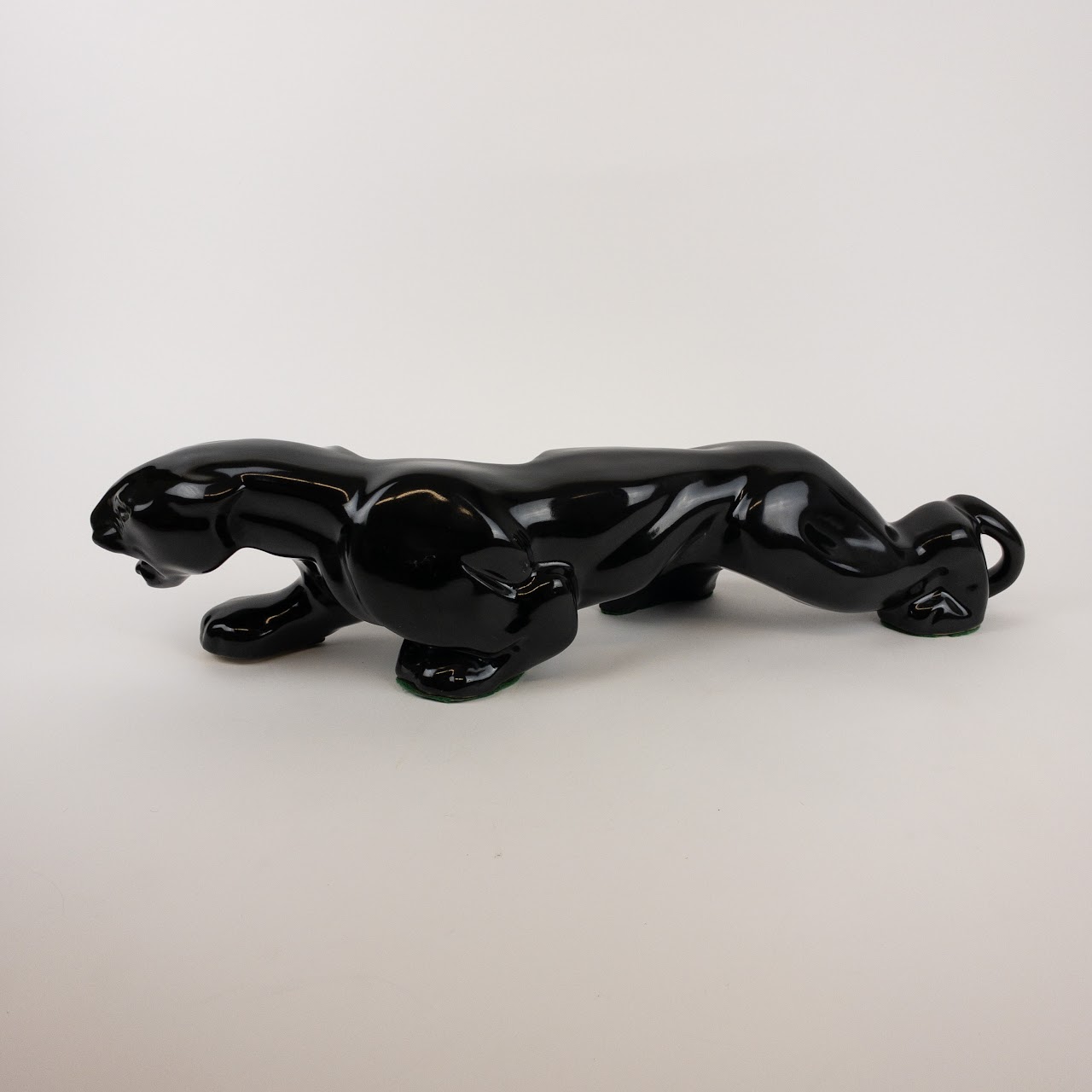 Ceramic Mid-Century Panther Lamp