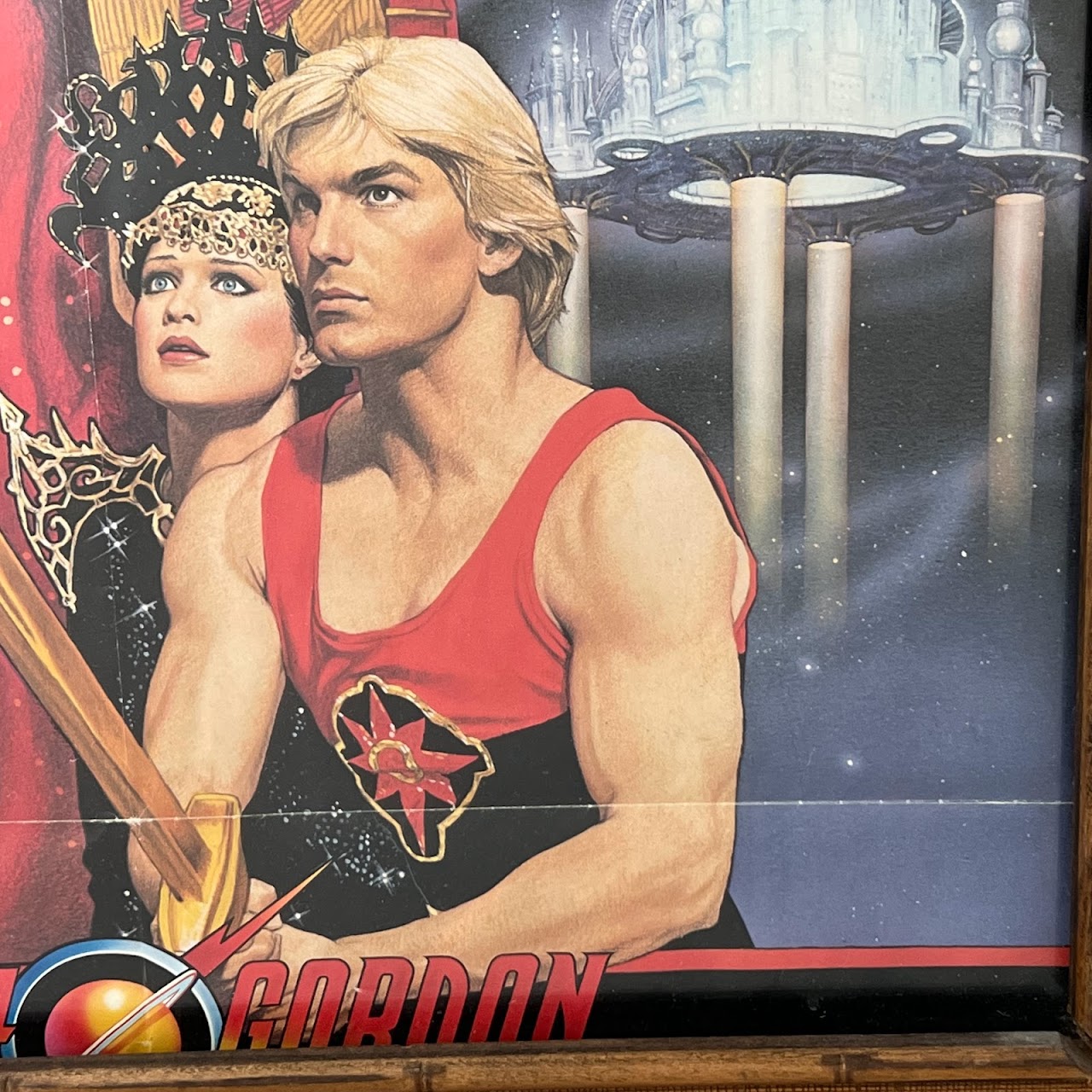 Flash Gordon Richard Amsel Vintage 1980s Movie Poster