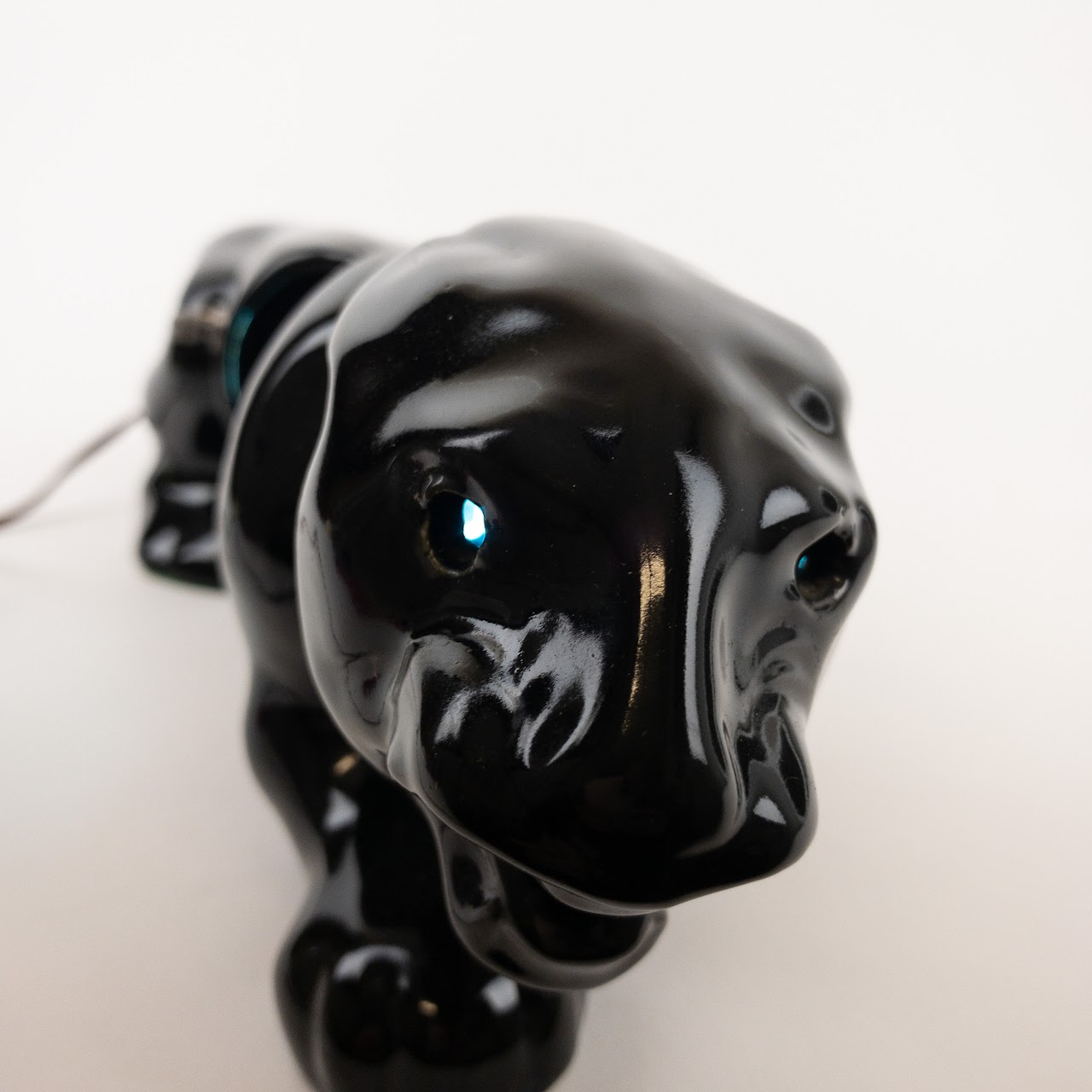 Ceramic Mid-Century Panther Lamp