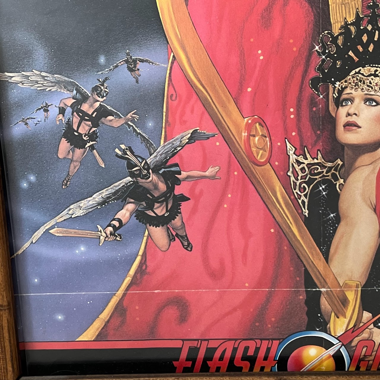 Flash Gordon Richard Amsel Vintage 1980s Movie Poster