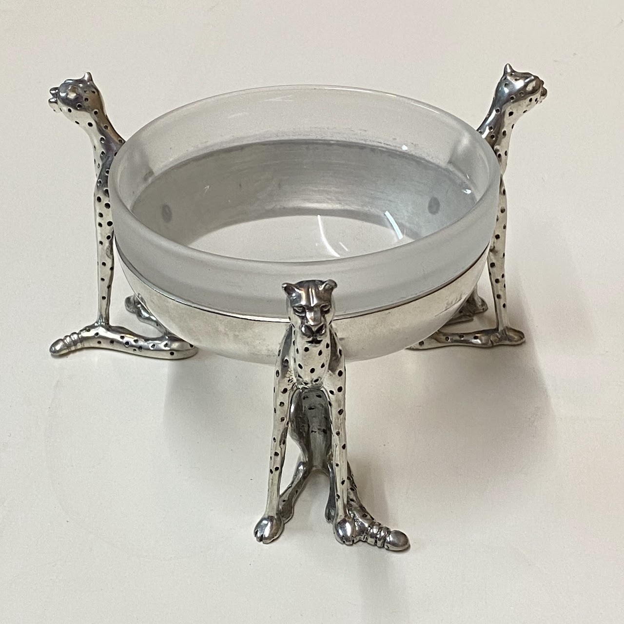 Diana Carmichael Cheetah Bowl Sitting