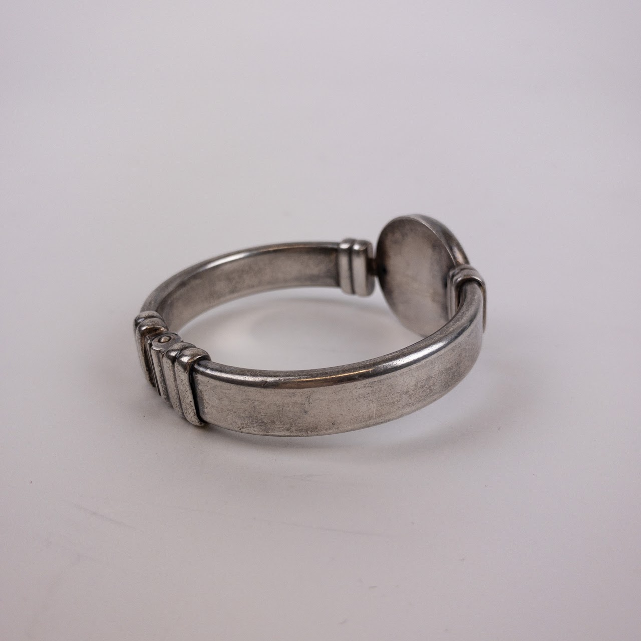 Sterling Silver Vintage Hinged Bangle Bracelet