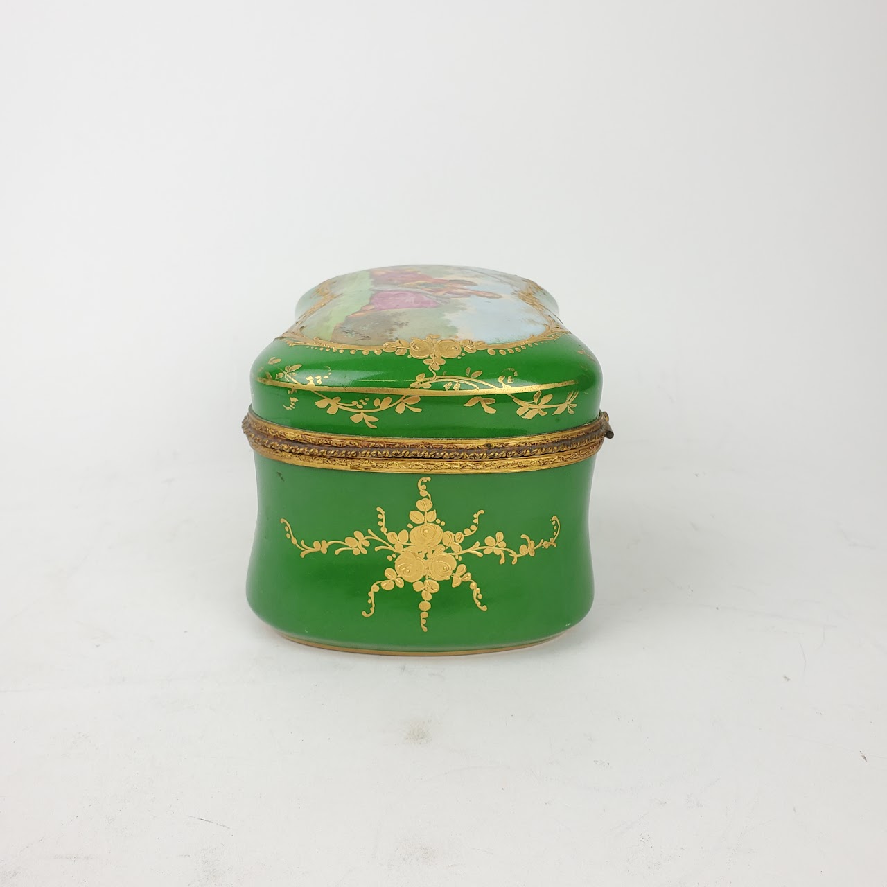 Chateau De Longpre Hand Painted Porcelain Box