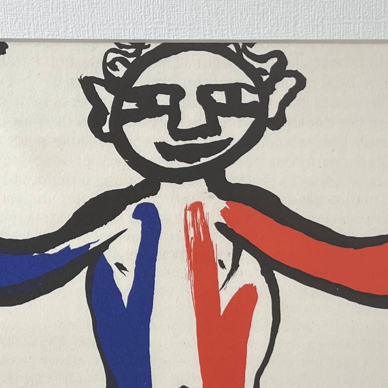 Alexander Calder 'Un Patriot' Derriere de Miroir Lithograph Plate, 1963