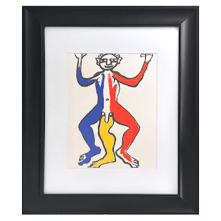 Alexander Calder 'Un Patriot' Derriere de Miroir Lithograph Plate, 1963