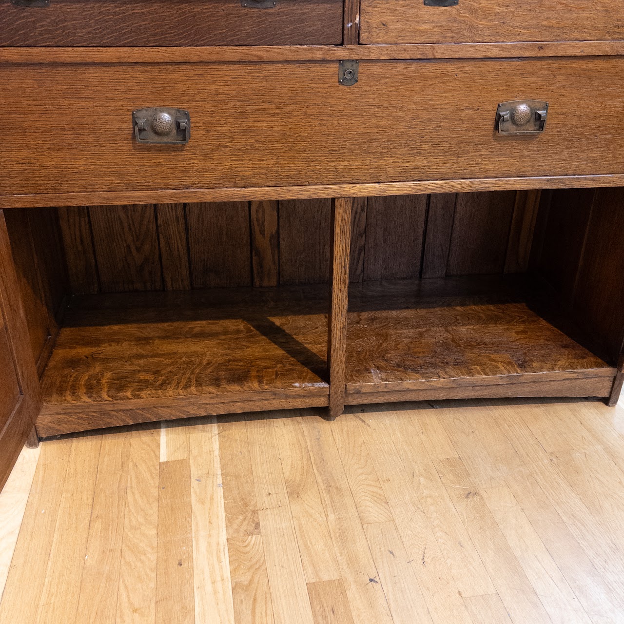 Early 20th C. Stickley Bros. Mission Oak Hutch Sideboard