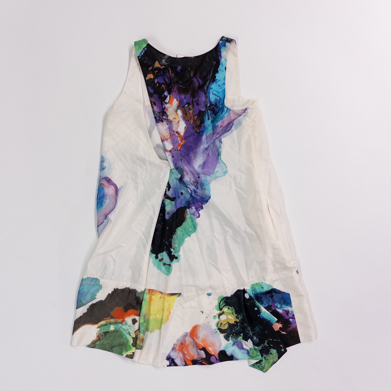 Chloé Silk Abstract Mini Dress