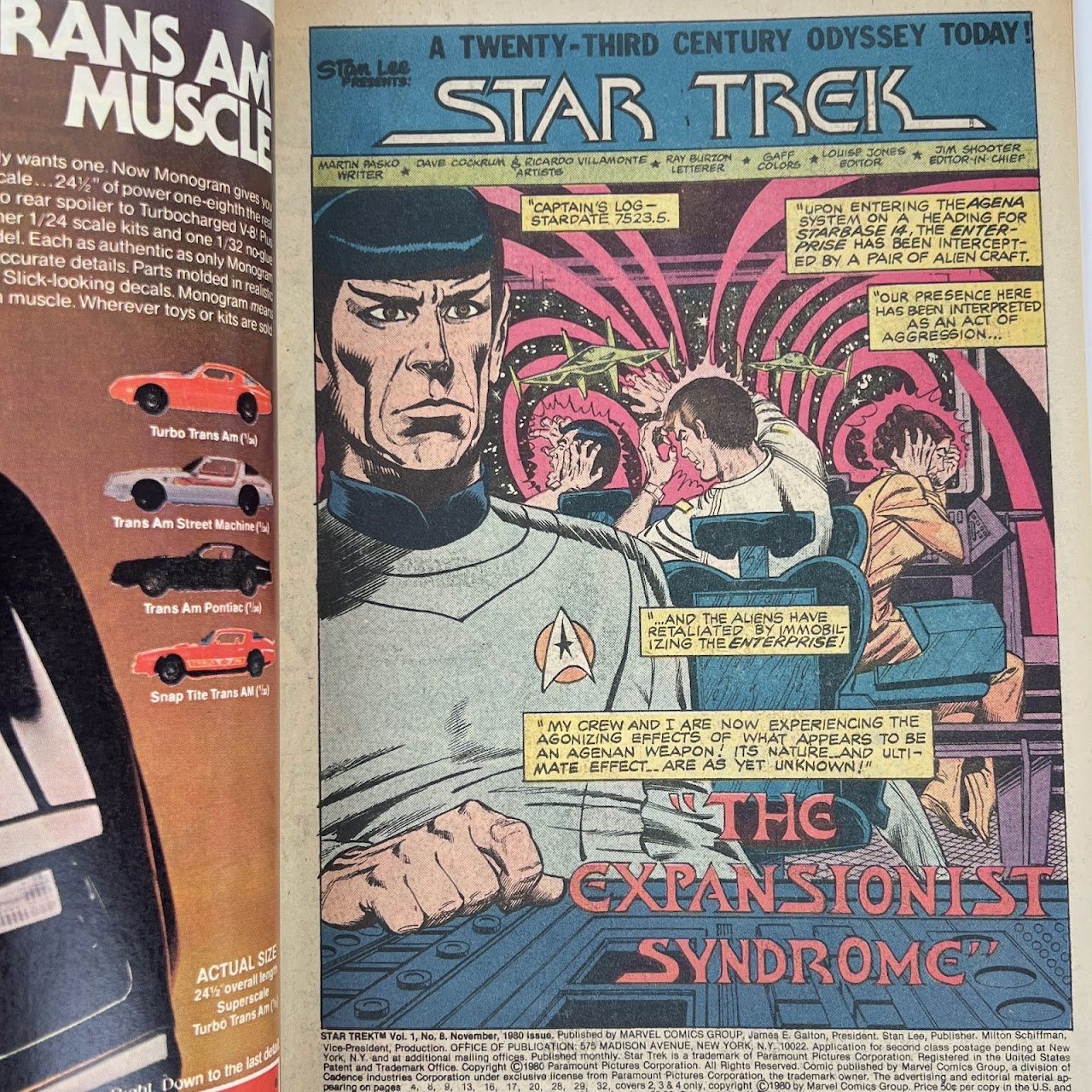 'Star Trek: The Motion Picture' Marvel Comics 1980 Comic Book Set