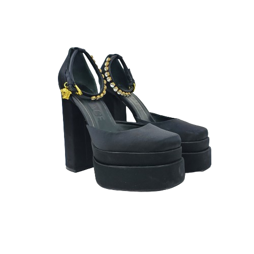 Versace Chunky Platform Heels